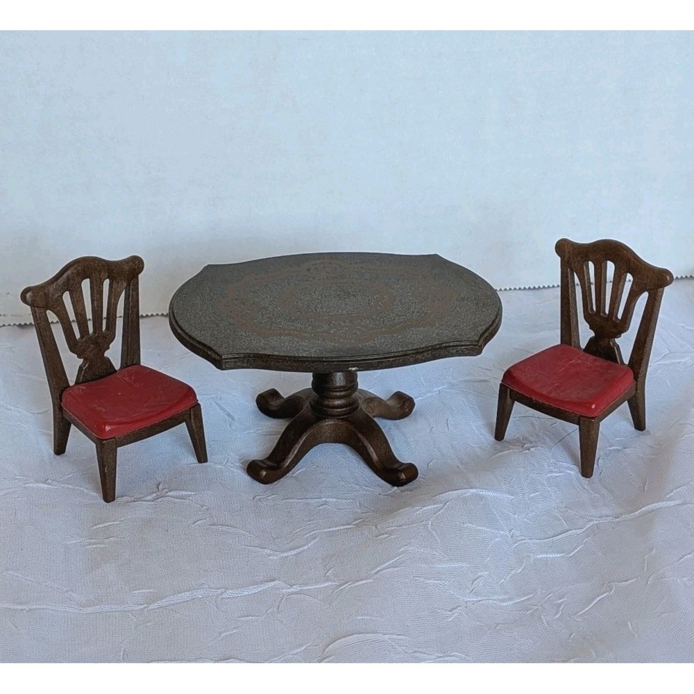 80s Playmobil Victorian Mansion Furniture Dining Living Room Piano Dollhouse Lot - Picture 6 of 13